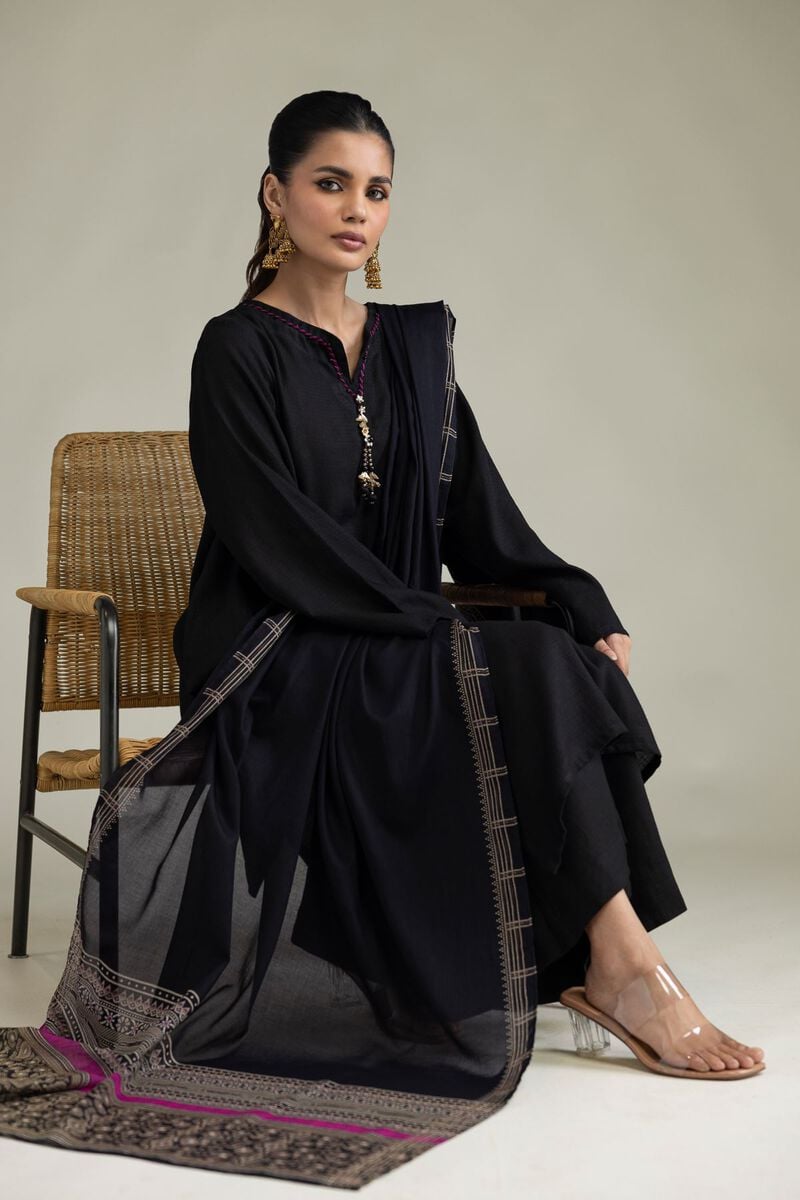 Black 3-Piece Tailored