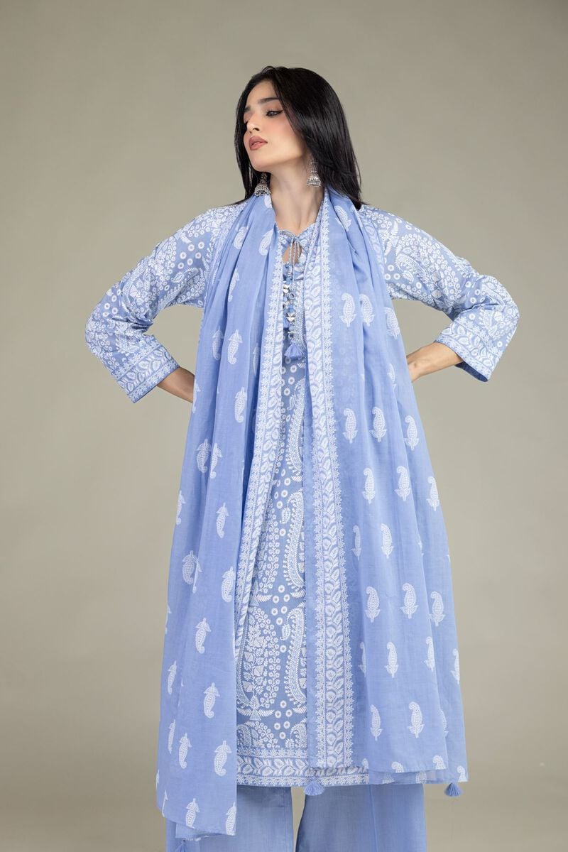 Lawn 3-Piece Tailored