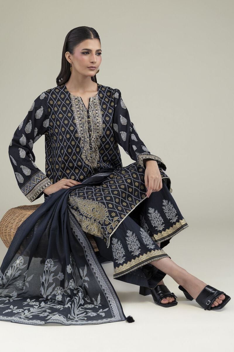 Lawn 3-Piece Tailored