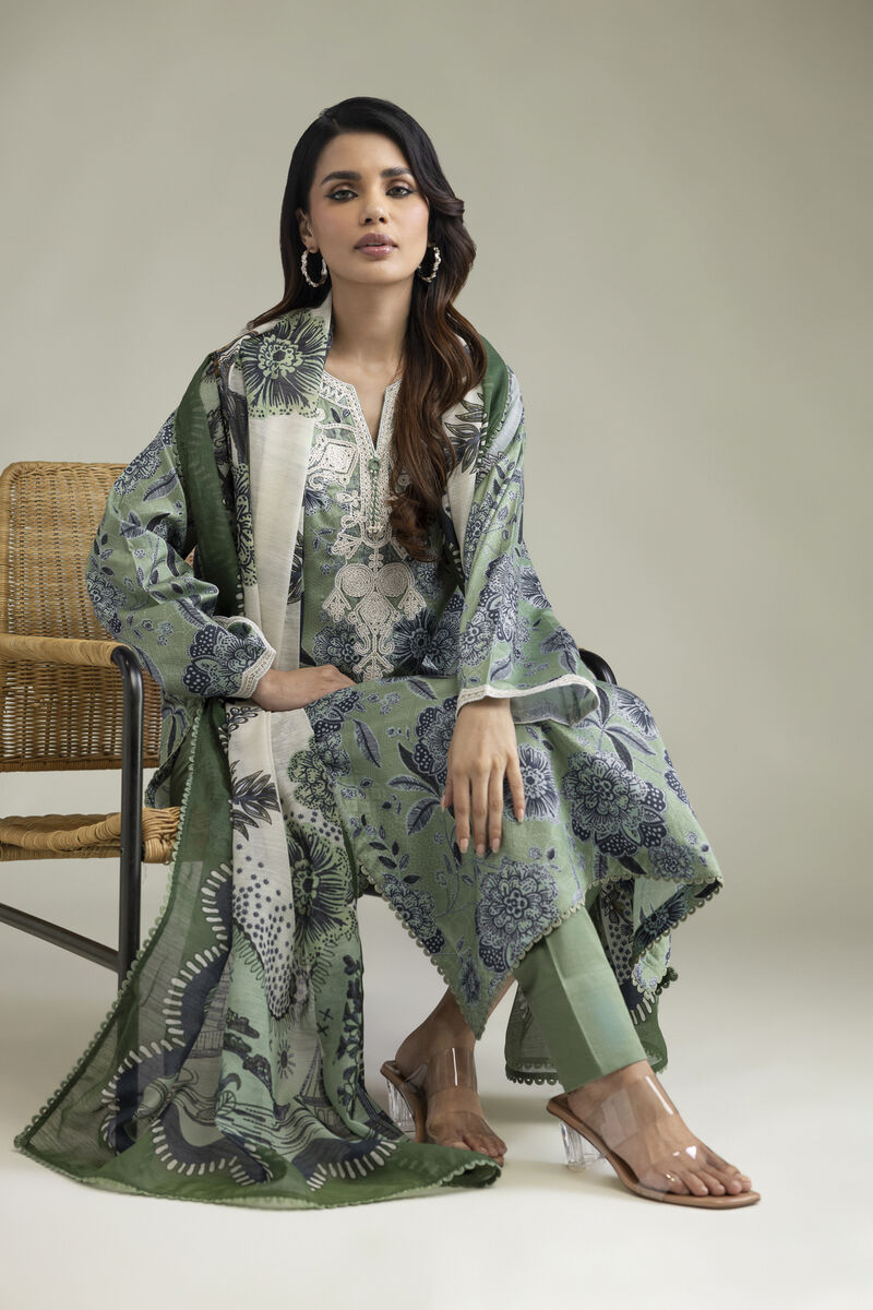 Lawn 3-Piece Tailored