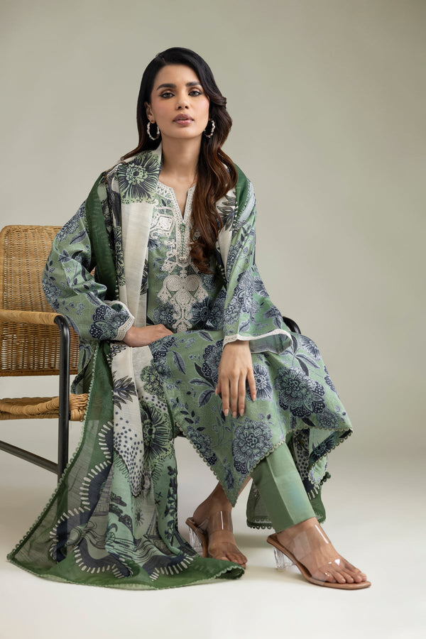 Lawn 3-Piece Tailored