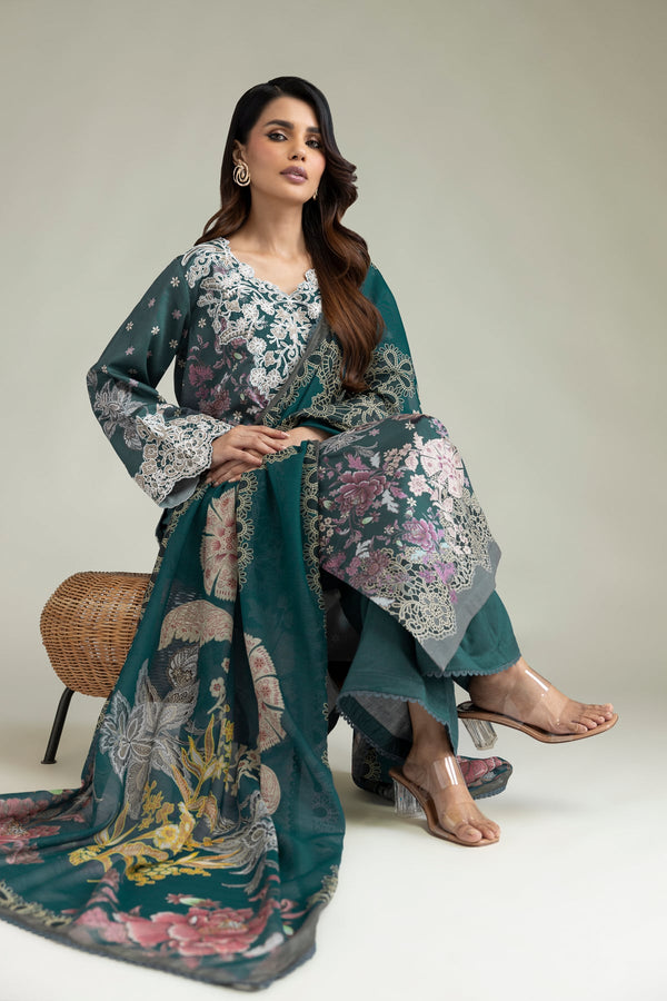 Lawn 3-Piece Tailored